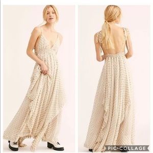 NWOT Free People Meredith Maxi Dress